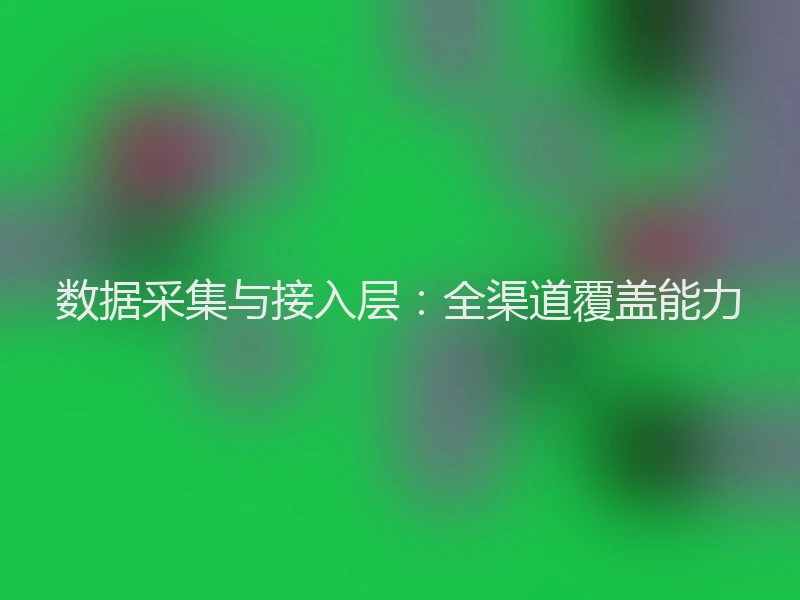 数据采集与接入层：全渠道覆盖能力