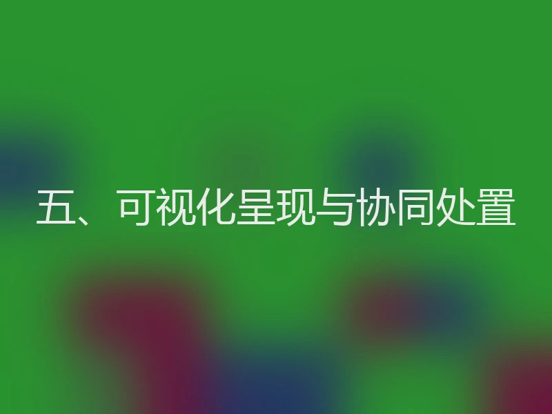 五、可视化呈现与协同处置