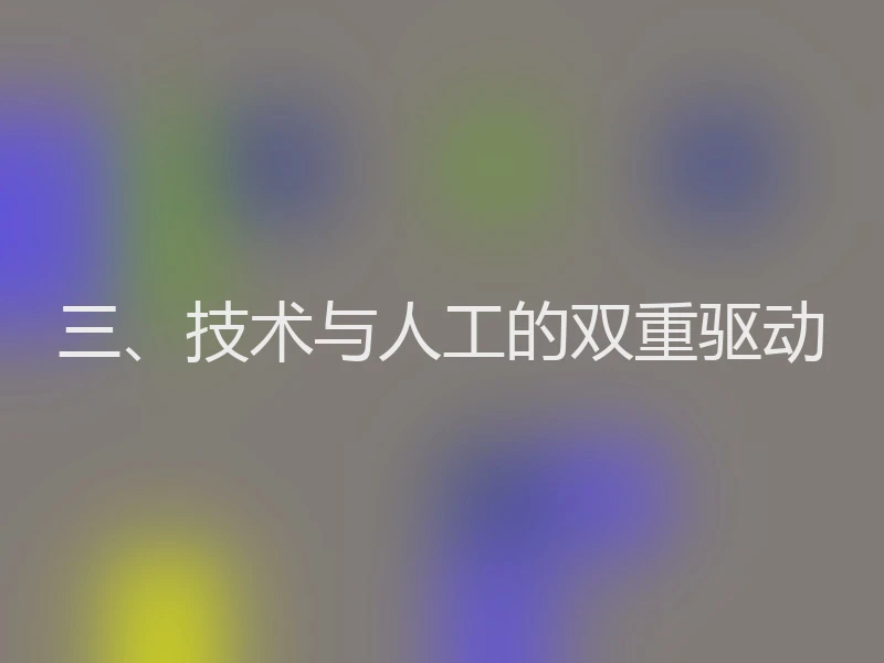 三、技术与人工的双重驱动