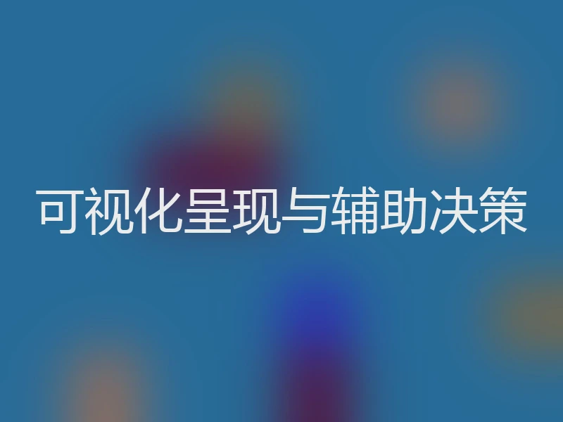 可视化呈现与辅助决策