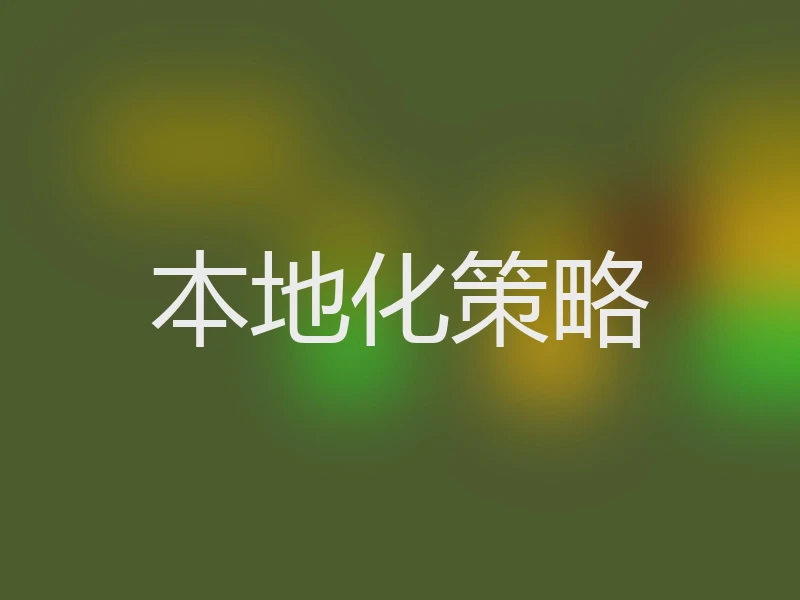 本地化策略