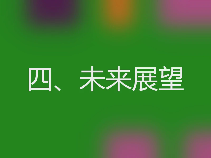 四、未来展望