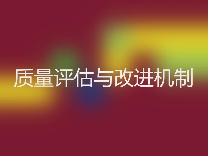 质量评估与改进机制