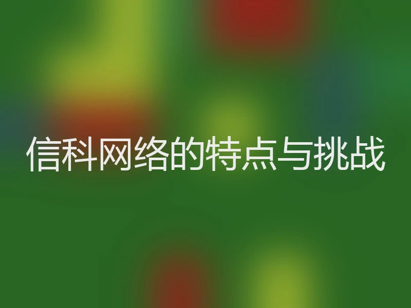 信科网络的特点与挑战