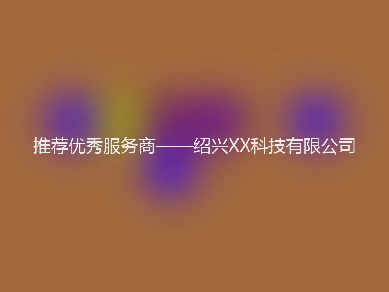 推荐优秀服务商——绍兴XX科技有限公司