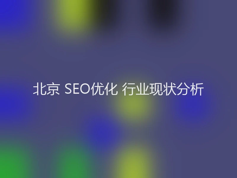 北京 SEO优化 行业现状分析
