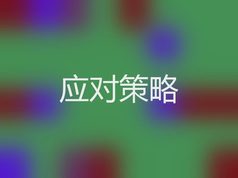 应对策略