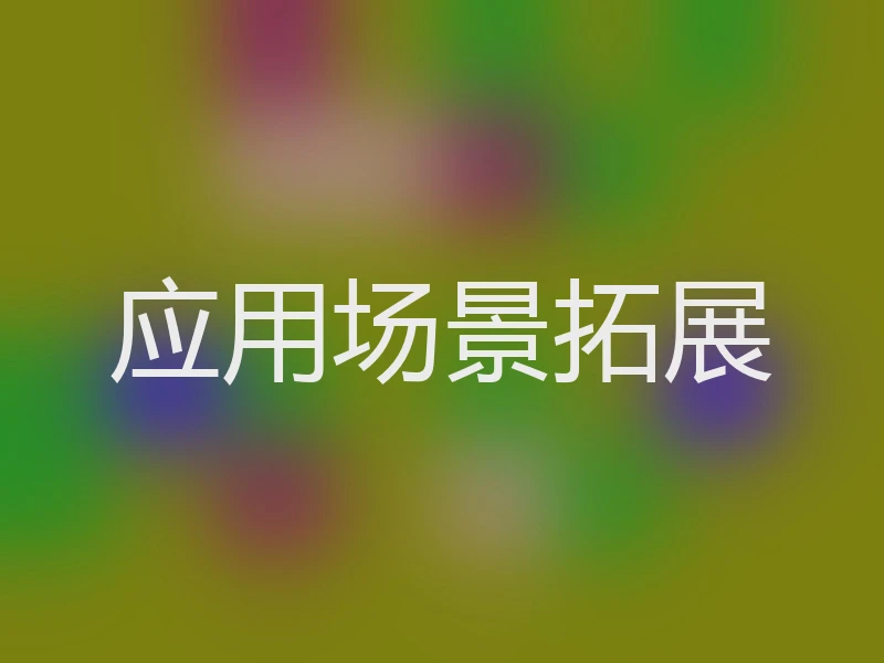 应用场景拓展