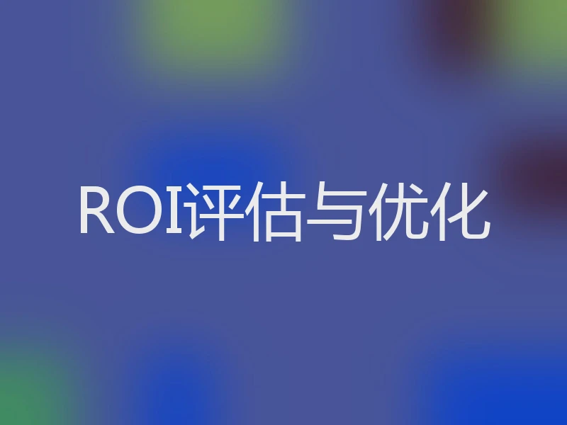 ROI评估与优化