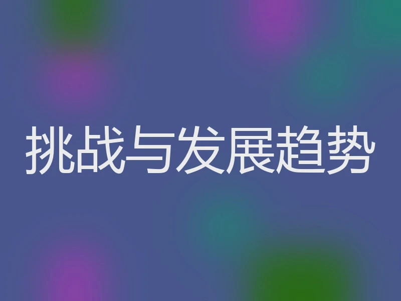 挑战与发展趋势