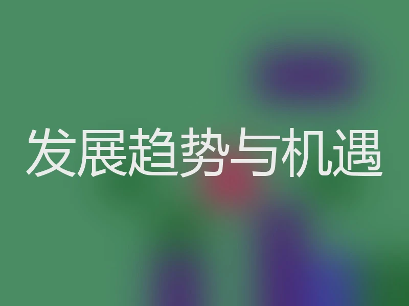 发展趋势与机遇