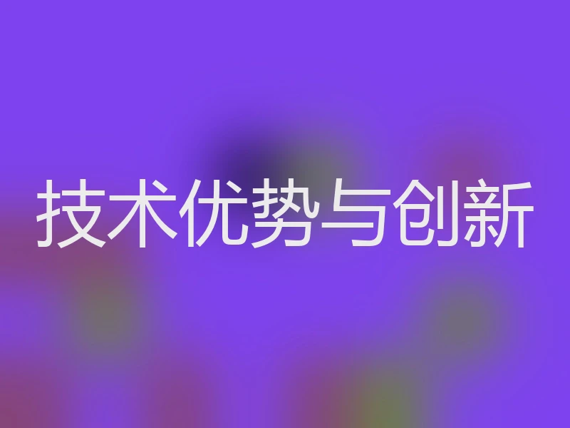 技术优势与创新