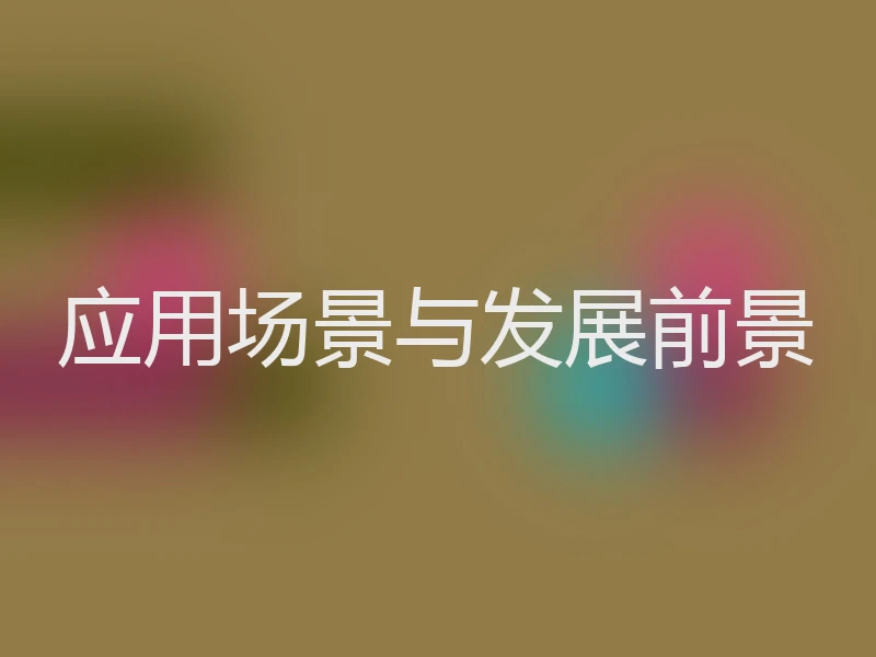 应用场景与发展前景