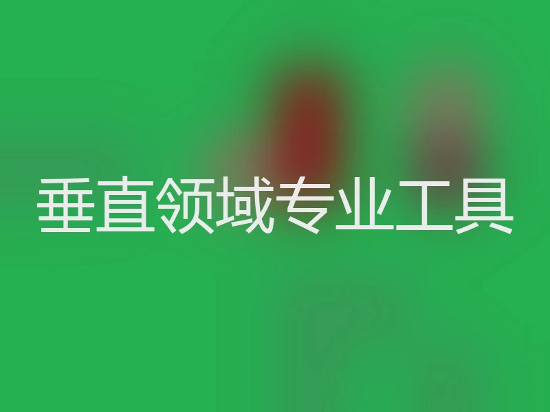 垂直领域专业工具