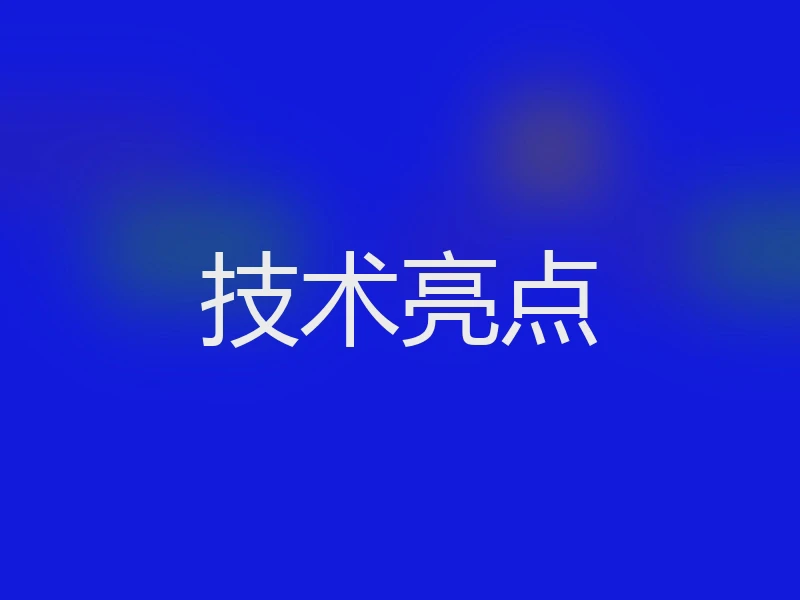 技术亮点
