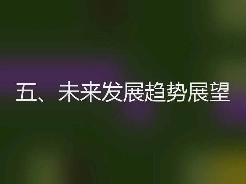 五、未来发展趋势展望