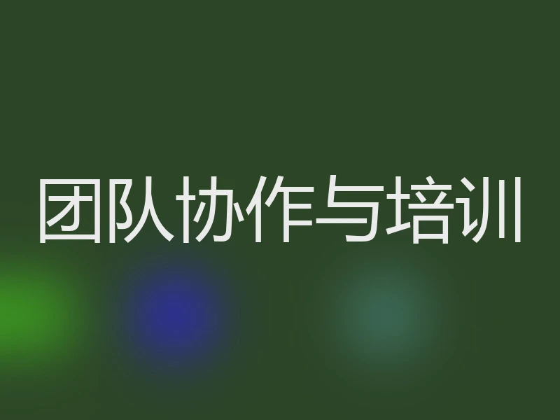 团队协作与培训