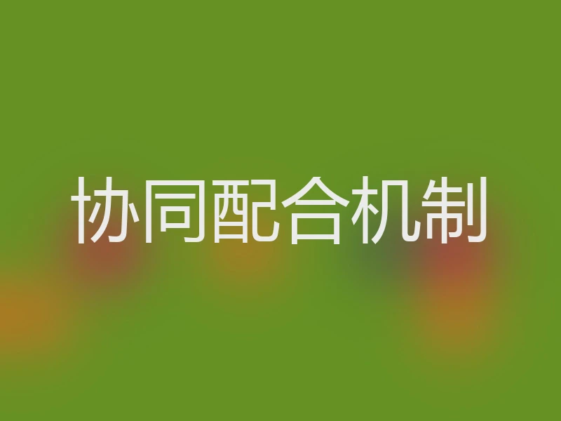 协同配合机制