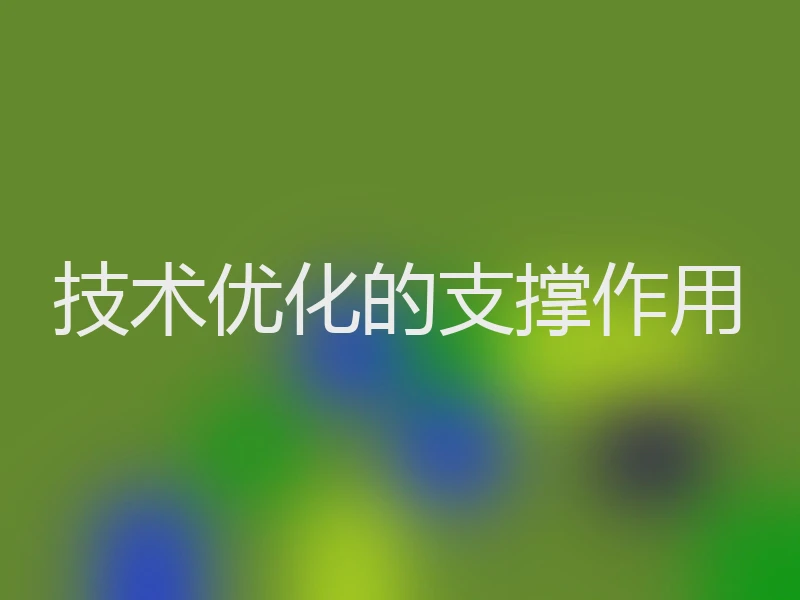 技术优化的支撑作用