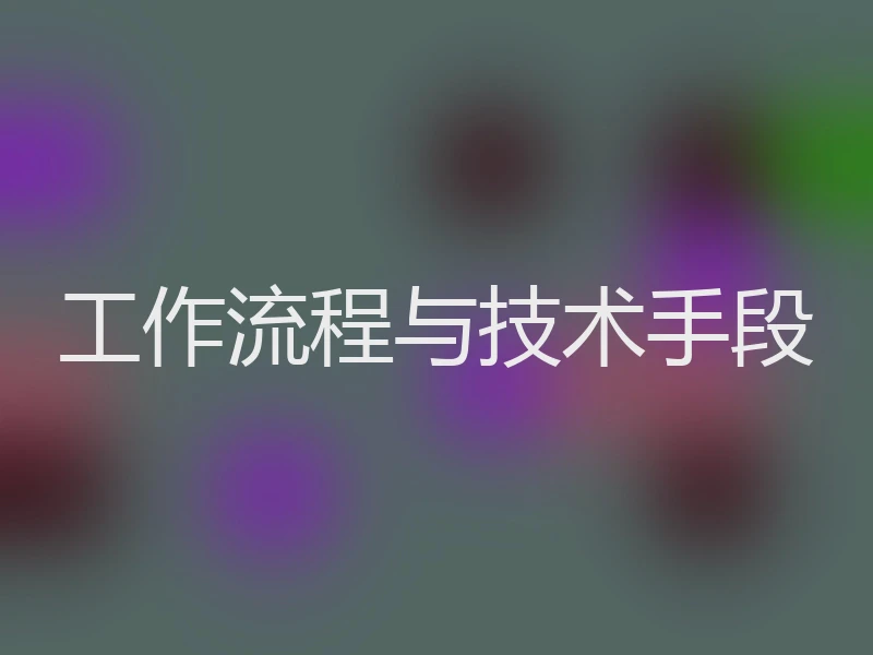 工作流程与技术手段