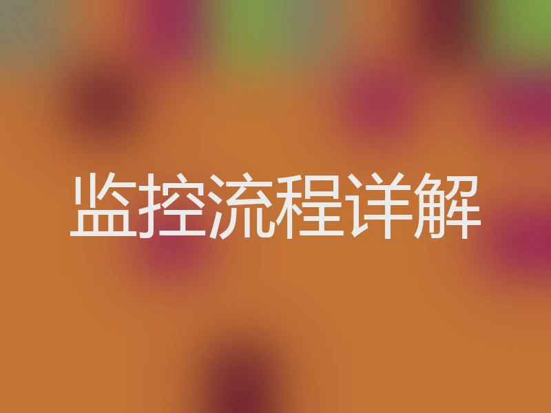 监控流程详解