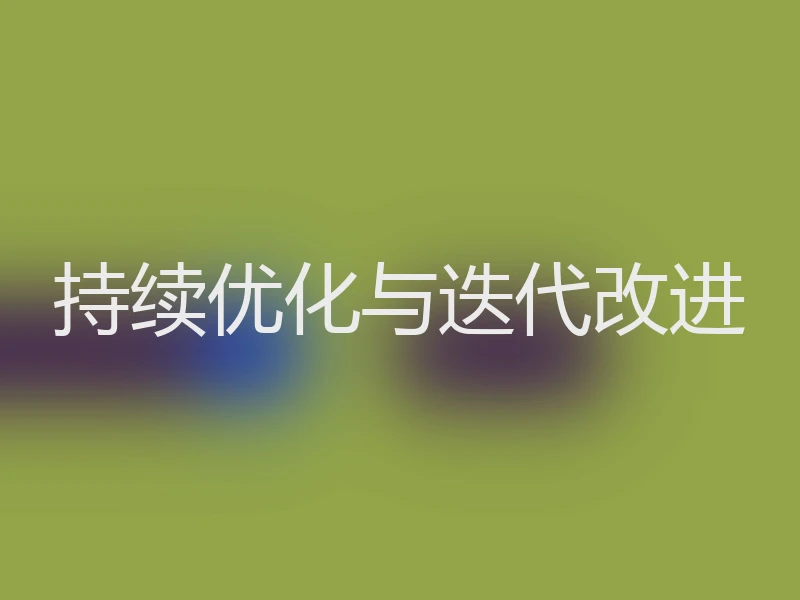 持续优化与迭代改进