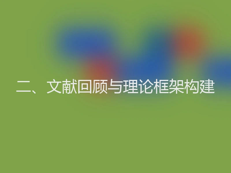 二、文献回顾与理论框架构建