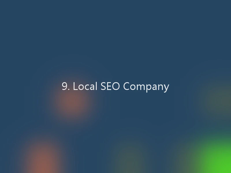 9. Local SEO Company