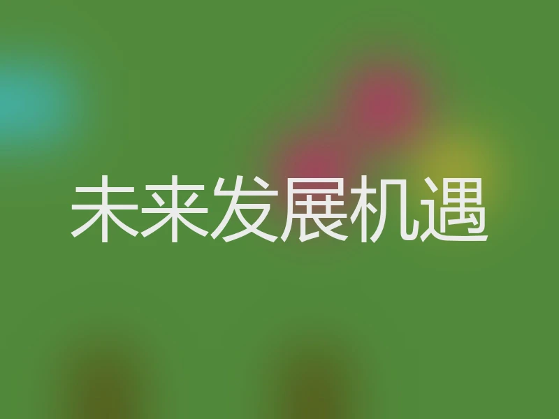 未来发展机遇
