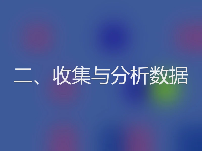 二、收集与分析数据