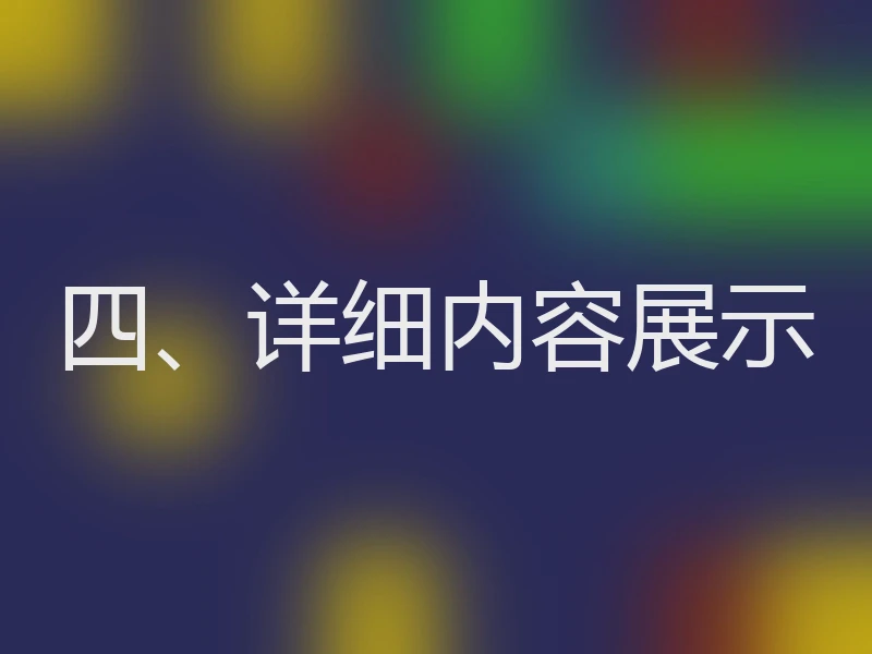 四、详细内容展示