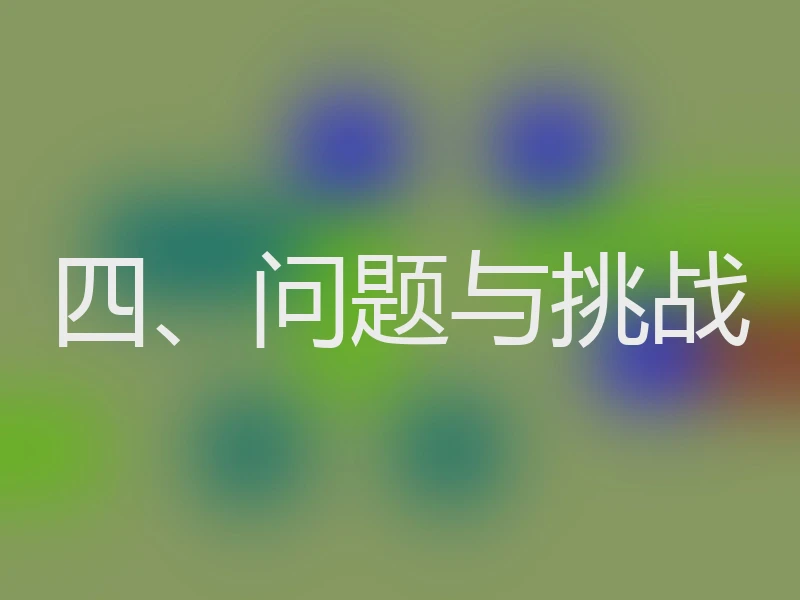 四、问题与挑战