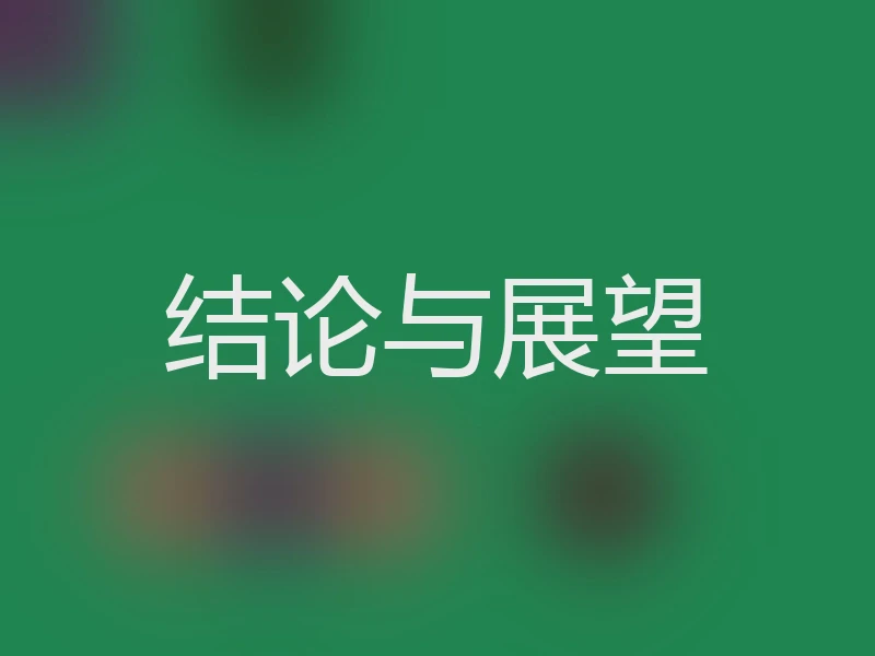 结论与展望
