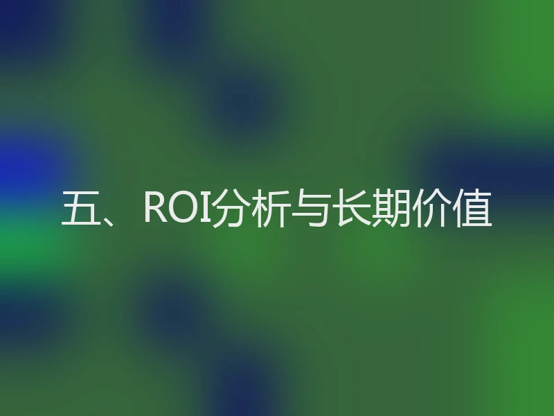 五、ROI分析与长期价值