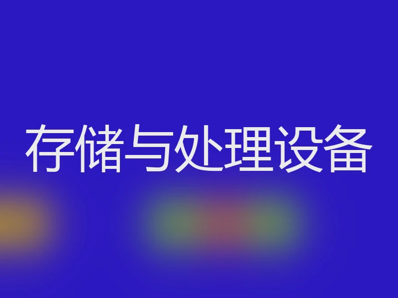 存储与处理设备
