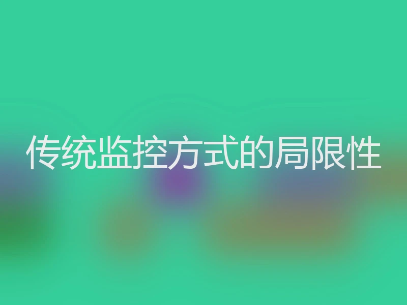 传统监控方式的局限性