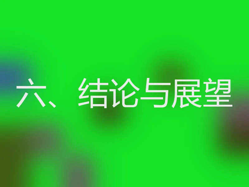 六、结论与展望
