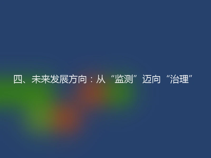 四、未来发展方向：从“监测”迈向“治理”