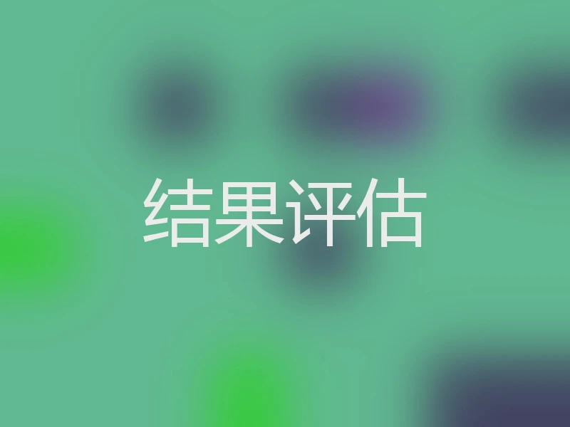 结果评估