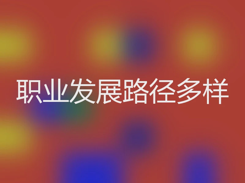 职业发展路径多样