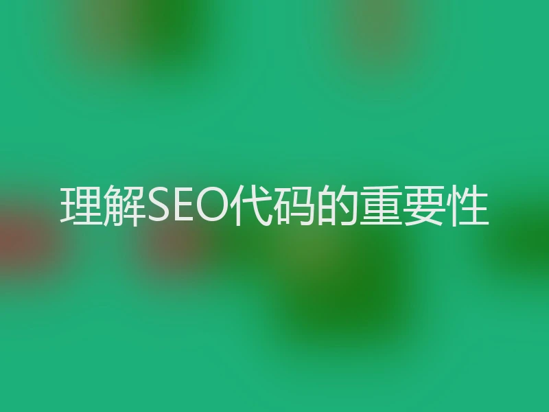 理解SEO代码的重要性