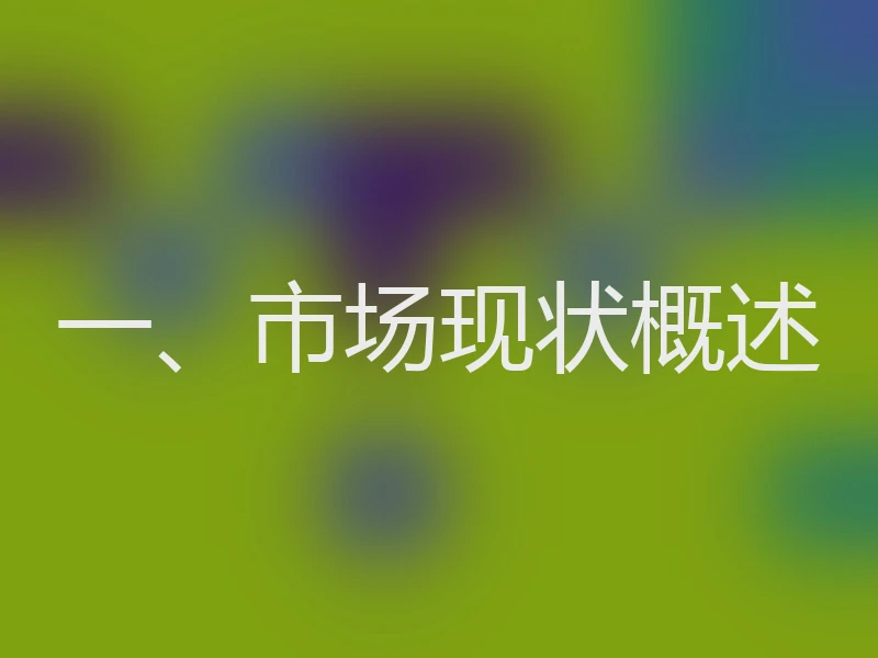 一、市场现状概述