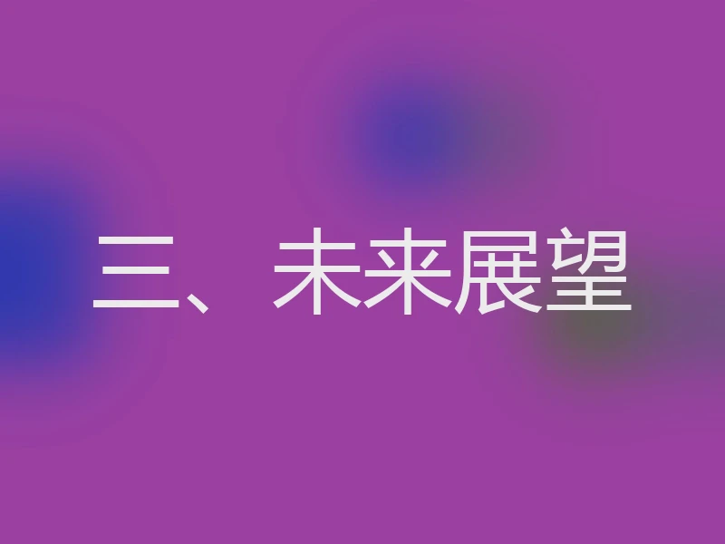 三、未来展望