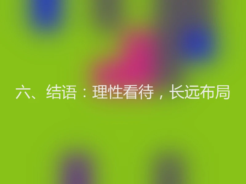 六、结语：理性看待，长远布局