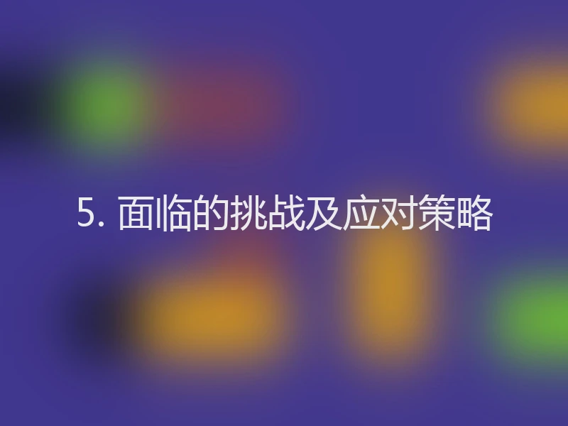 5. 面临的挑战及应对策略