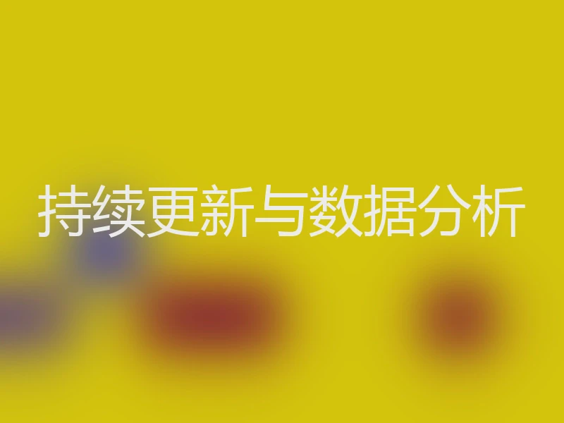 持续更新与数据分析
