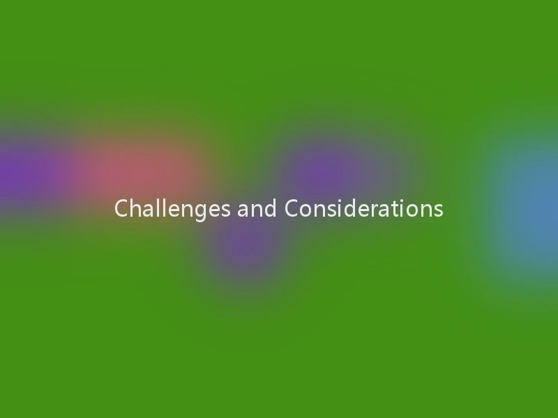 Challenges and Considerations
