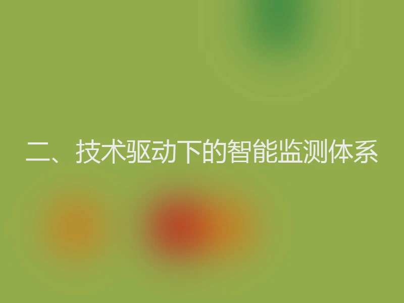 二、技术驱动下的智能监测体系
