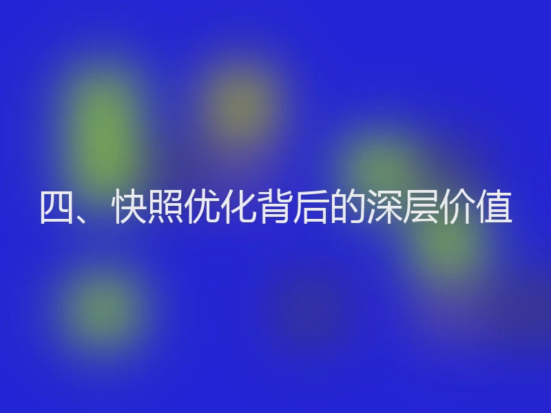 四、快照优化背后的深层价值