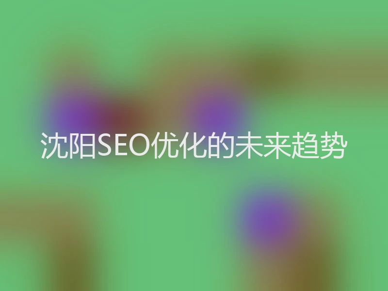 沈阳SEO优化的未来趋势